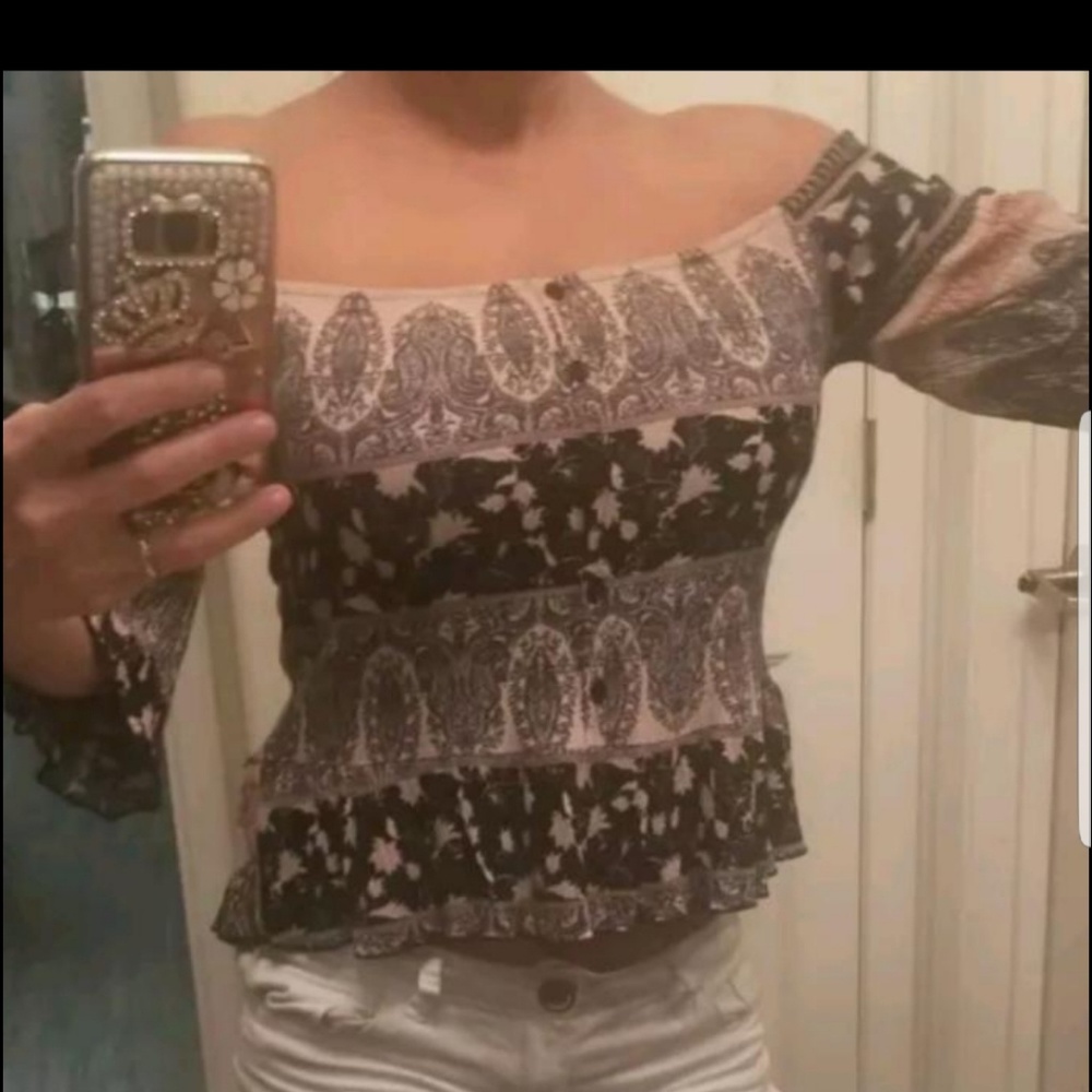 BRAND New Charlotte Russe Medium Off the Shoulder top